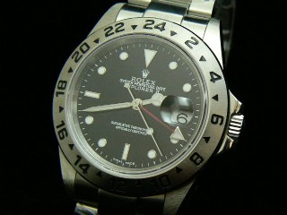 rolex explorer ii mens automatic gmt watch-16570b 