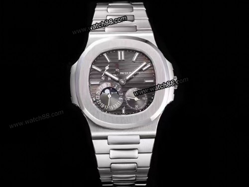 3K Factory Patek Philippe Nautilus Moon Phase Date 5712 Automatic Mens Watch,PP-03100