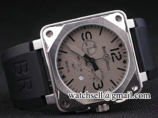 bell & ross br01-94 polish stainless steel watch
