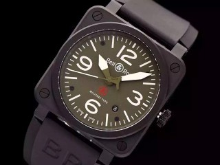 bell & ross aviation br03-92 military limited edition automatic men watch