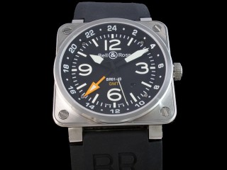 bell & ross aviation br 01-93 24h gmt automatic man watch