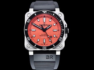 bell ross br03-92 diver 42mm automatic mens watch