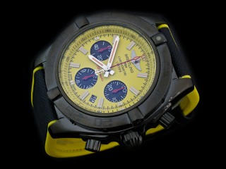 breitling b01 code yellow limited chronomat quartz chronograph mens watch