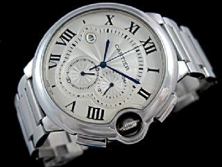 cartier ballon bleu mens chronograph watch-w6920002