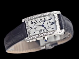 cartier tank  americaine quartz lady watch