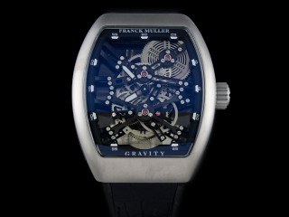 franck muller gravity tourbillon skeleton automatic mens watch