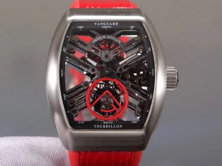 franck muller vanguard tourbillon skeleton mens watch