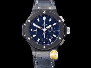 hublot big bang 44mm evolution blue chronograph mens watch