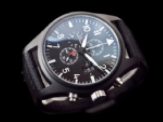 iwc pilots doppel chronograph top gun swiss case black