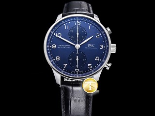 zf factory iwc portuguese chronograph automatic man watch