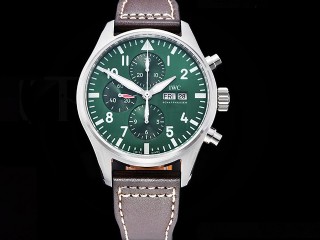 iwc pilot chronograph edition racing green iw377726 automatic mens watch