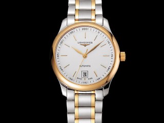 longines master collection automatic two tone mens watch