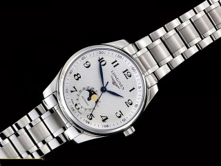 longines master master moon phase automatic mens watch