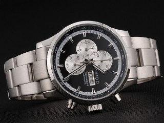 mido commander ii chronograph man watch