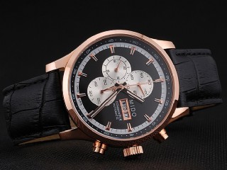 mido commander ii chronograph man watch