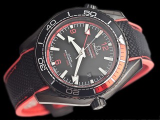 omega seamaster planet ocean gmt automatic mens watch