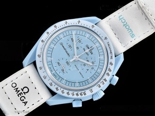 swatch x omega bioceramic moonswatch mission to uranus watch