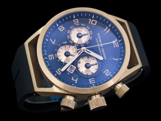 porsche design quartz chronograph rose gold mens watch