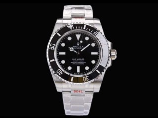 rolex submariner 41mm no date 124060 904l mens watch