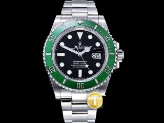 rolex submariner 16610lv 41mm 904l automatic 2824 mens watch