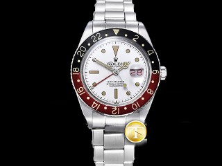 rolex vintage gmt 6542 no crown guard automatic men watch