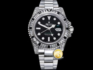 vr factory rolex gmt master ii 3186 hour hand adjustable 904l automatic men watch