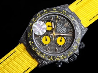 rolex daytona diw carbon motley edition automatic chronograph mens watch