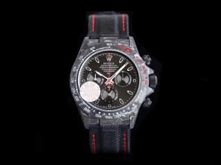 rolex daytona diw carbon motley edition automatic chronograph mens watch