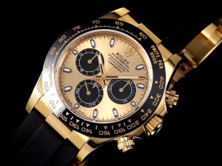 noob factory rolex daytona 116515 4130 automatic chronograph 904l mens watch