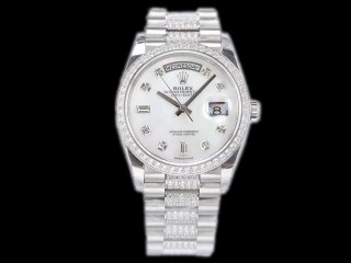 rolex day-date 36mm diamond 3255 automatic man watch