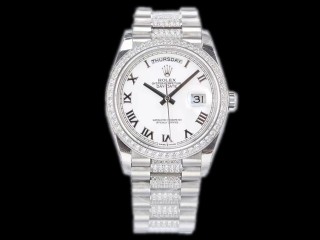 rolex day-date 36mm diamond 3255 automatic man watch