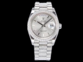 rolex day-date 36mm diamond 3255 automatic man watch