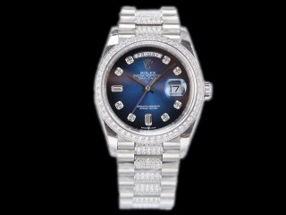 rolex day-date 36mm diamond 3255 automatic man watch