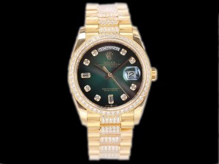 rolex day-date 36mm diamond 3255 automatic man watch