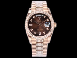rolex day-date 36mm diamond 3255 automatic man watch