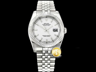 rolex datejust 36mm in 904l steel automatic mens watch 