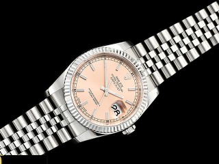 rolex datejust 36mm in 904l steel automatic mens watch 