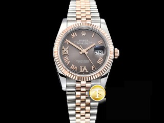 rolex datejust 36mm jub flt 904l automatic mens watch 