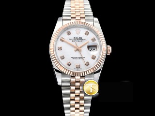 rolex datejust 36mm jub flt 904l automatic mens watch 