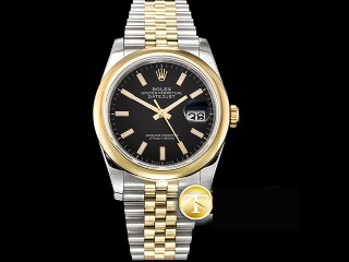 rolex datejust 36mm jub flt 904l automatic mens watch 