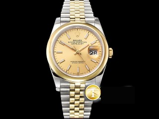 rolex datejust 36mm jub flt 904l automatic mens watch 