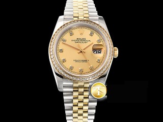 rolex datejust 36mm jub flt 904l automatic mens watch 
