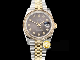 rolex datejust 36mm jub flt 904l automatic mens watch 