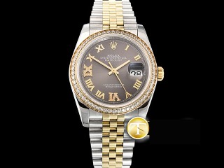 rolex datejust 36mm jub flt 904l automatic mens watch 