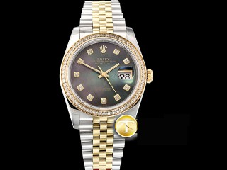 rolex datejust 36mm jub flt 904l automatic mens watch 