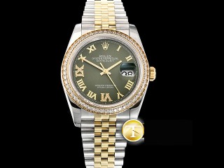 rolex datejust 36mm jub flt 904l automatic mens watch 