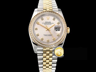 rolex datejust 36mm jub flt 904l automatic mens watch 