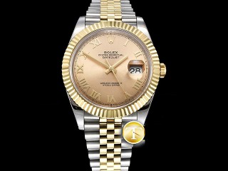gmf factory rolex datejust 41mm 18k two tone wrapped version 3235 automatic mens watch 