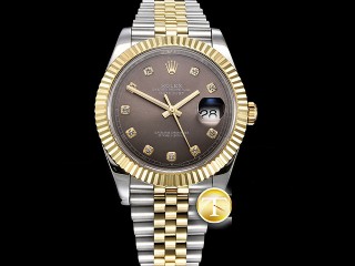 gmf factory rolex datejust 41mm 18k two tone wrapped version 3235 automatic mens watch 