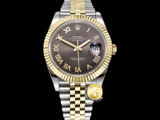 gmf factory rolex datejust 41mm 18k two tone wrapped version 3235 automatic mens watch 